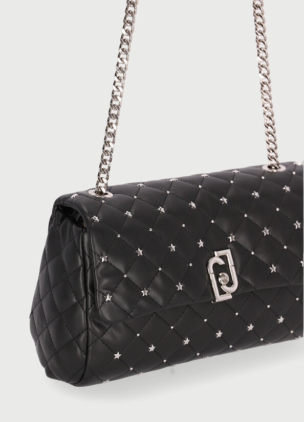 Crossbody Bag With Micro Studs