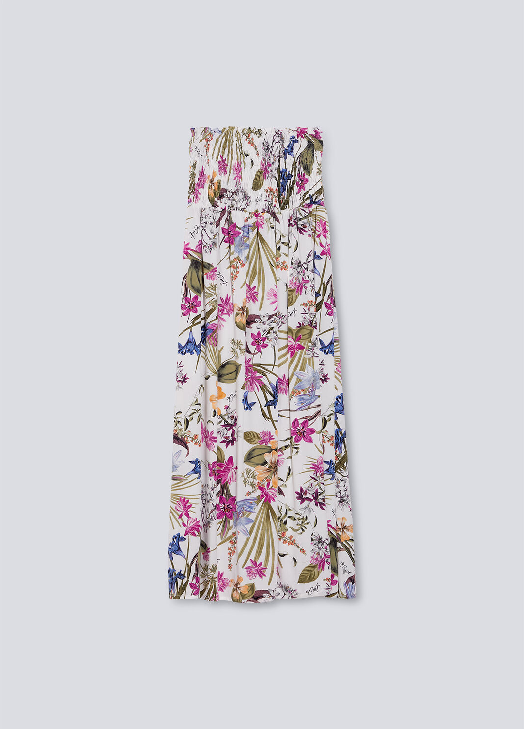 Длинная юбка с принтом белый Liu Jo - large image number 4