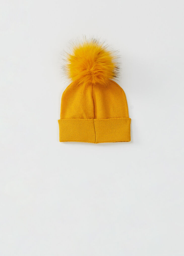 Beanie with pompon Yellow Liu Jo - large image number 1