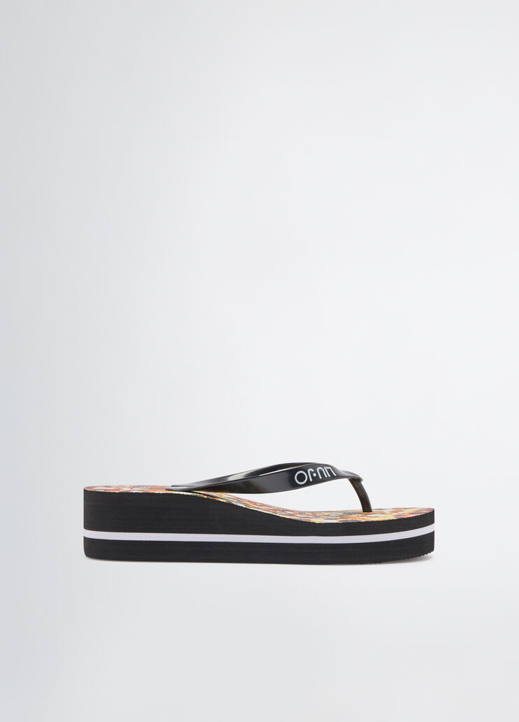 Thong sandals with animal-print animal print Liu Jo - medium Thong sandals with animal-print animal print Liu Jo - medium