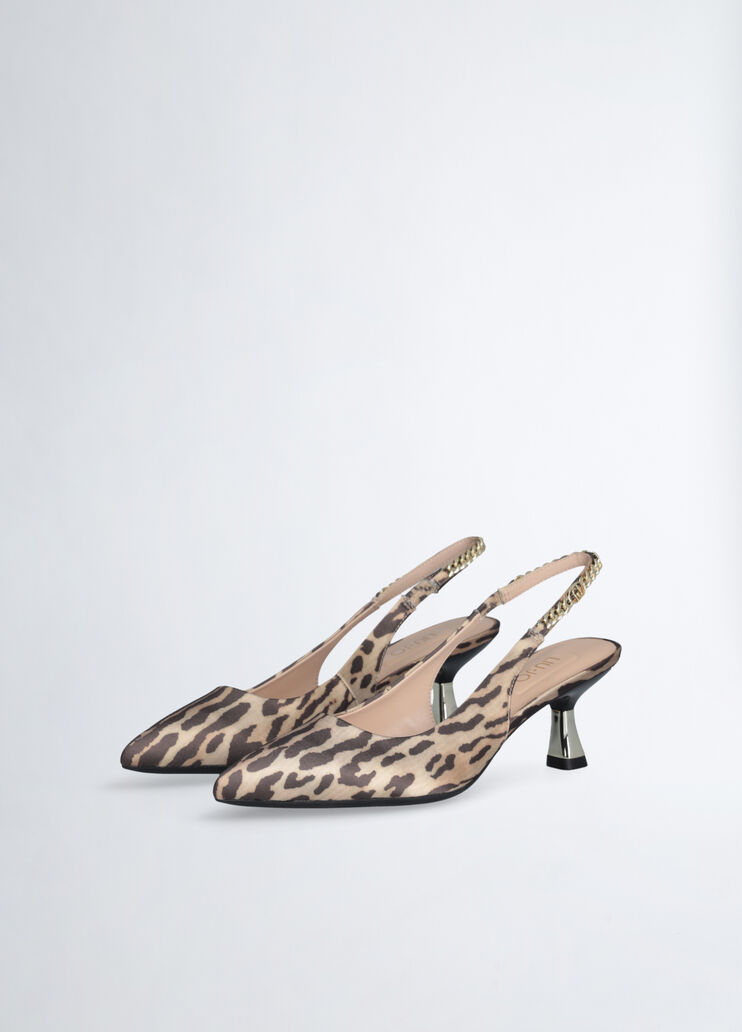 Slingbacks with low heel animal print Liu Jo - large image number 1 Slingbacks with low heel animal print Liu Jo - large image number 1