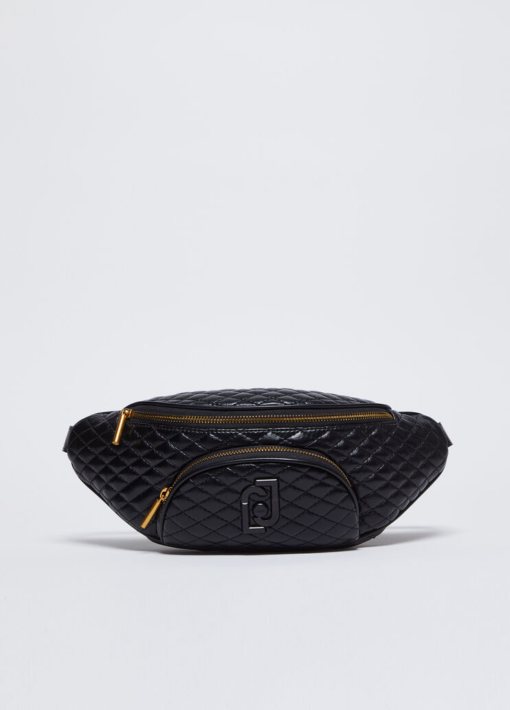 Sac banane matelassé avec charm noir Liu Jo - medium Sac banane matelassé avec charm noir Liu Jo - medium