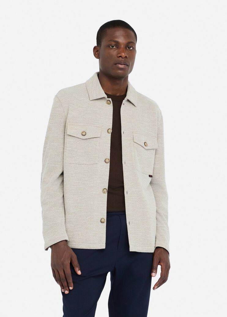 Chemise en maille de coton beige Liu Jo - large image number 0