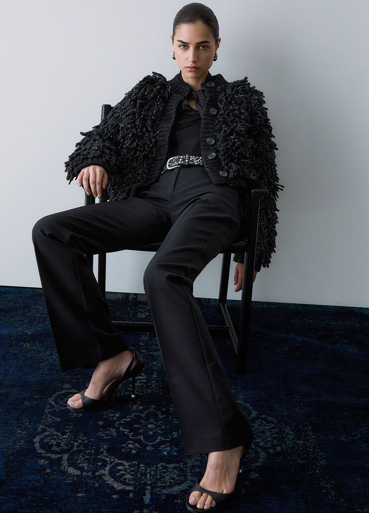Smart flared trousers black Liu Jo - medium