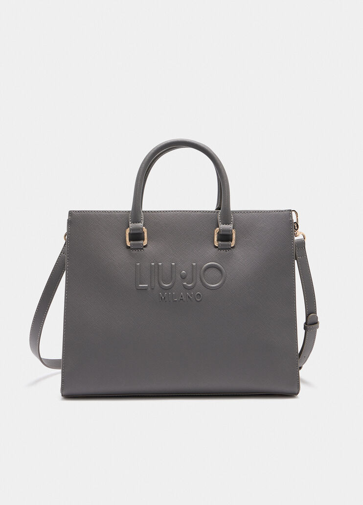 Shopper grand format Liu Jo Better gris anthracite Liu Jo - medium Shopper grand format Liu Jo Better gris anthracite Liu Jo - medium