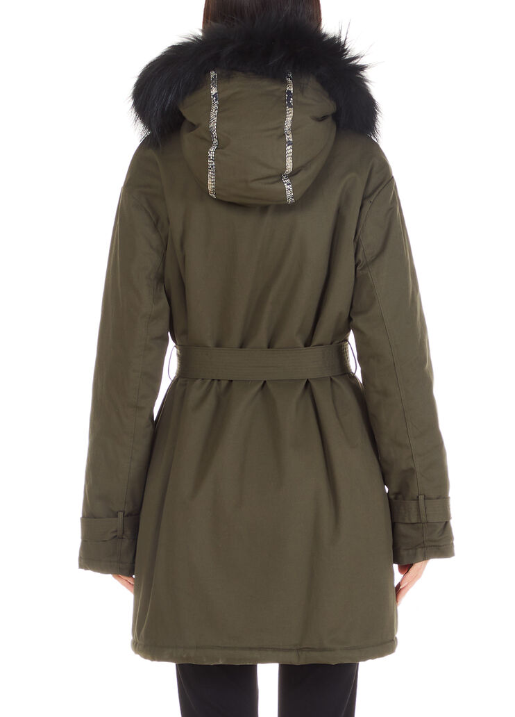 Parka à capuche vert militaire Liu Jo - large image number 1