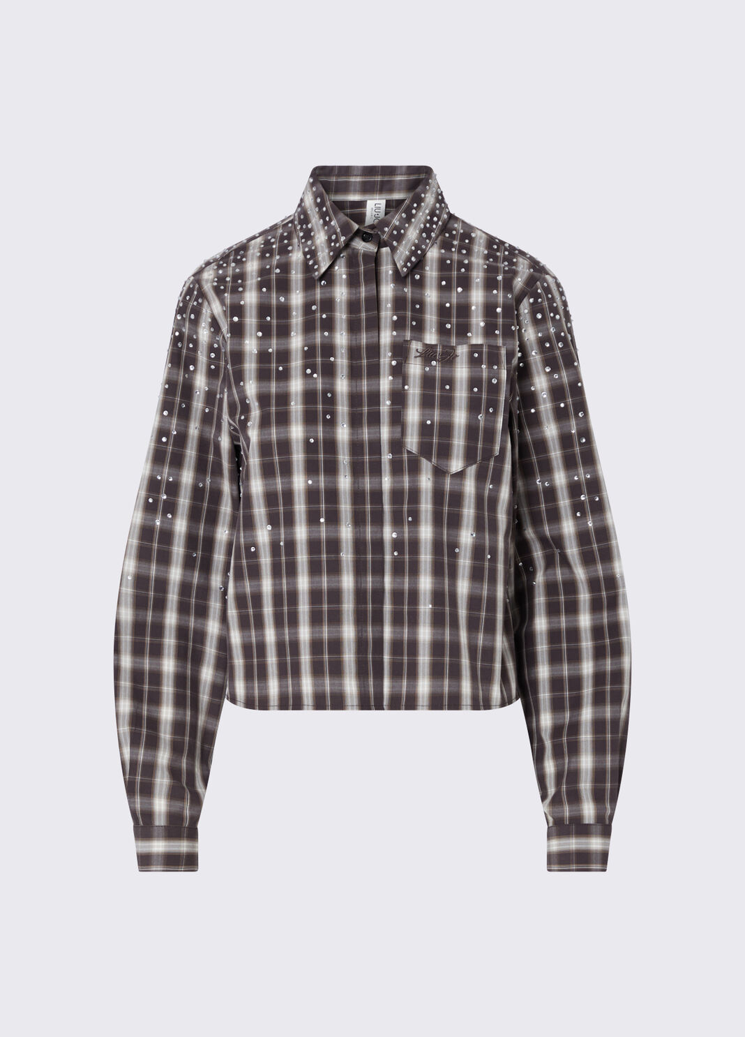 Check Fabric Shirt chequered brown Liu Jo - large image number 6