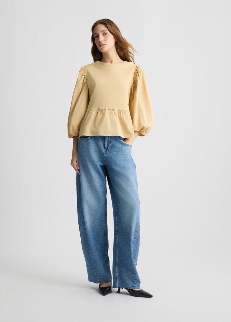 Poplin blouse beige Liu Jo - medium Poplin blouse beige Liu Jo - medium