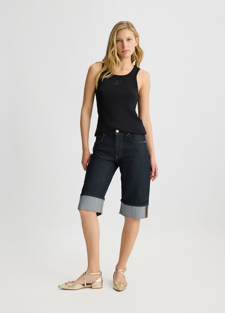 Denim shorts with turn-ups blue Liu Jo - medium