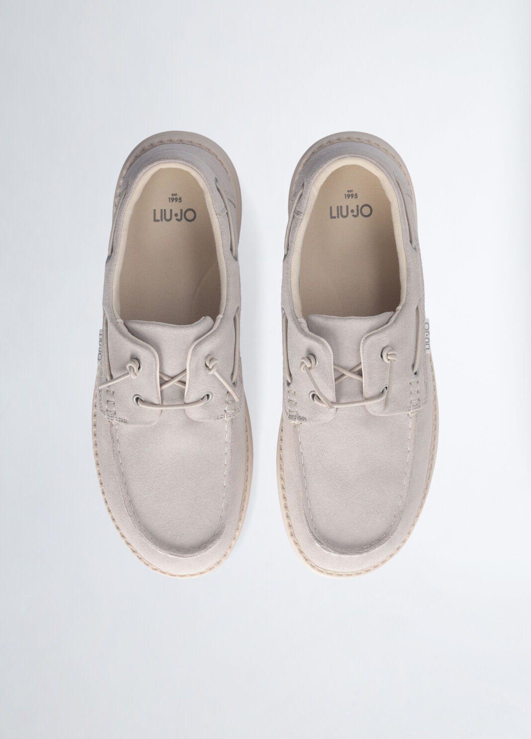 Casual suede loafers beige Liu Jo - large image number 3