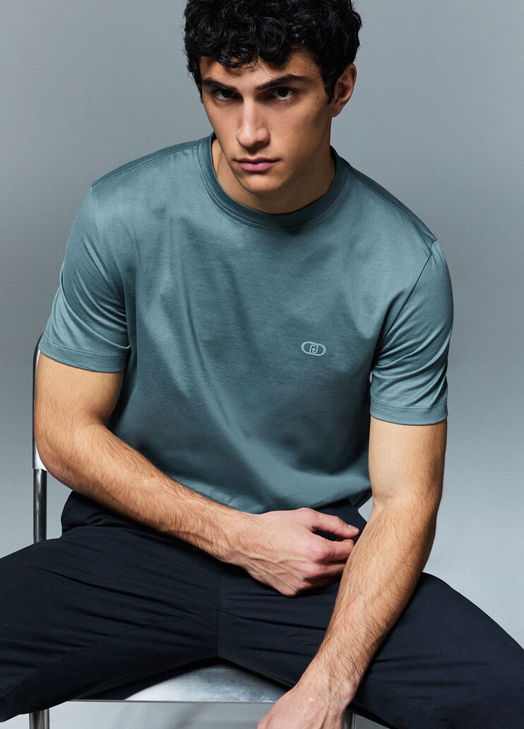 T-shirt regular fit blu Liu Jo - medium