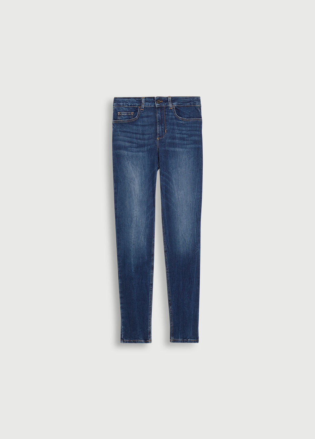 Bottom Up skinny jeans with gemstones blue denim Liu Jo - large image number 4