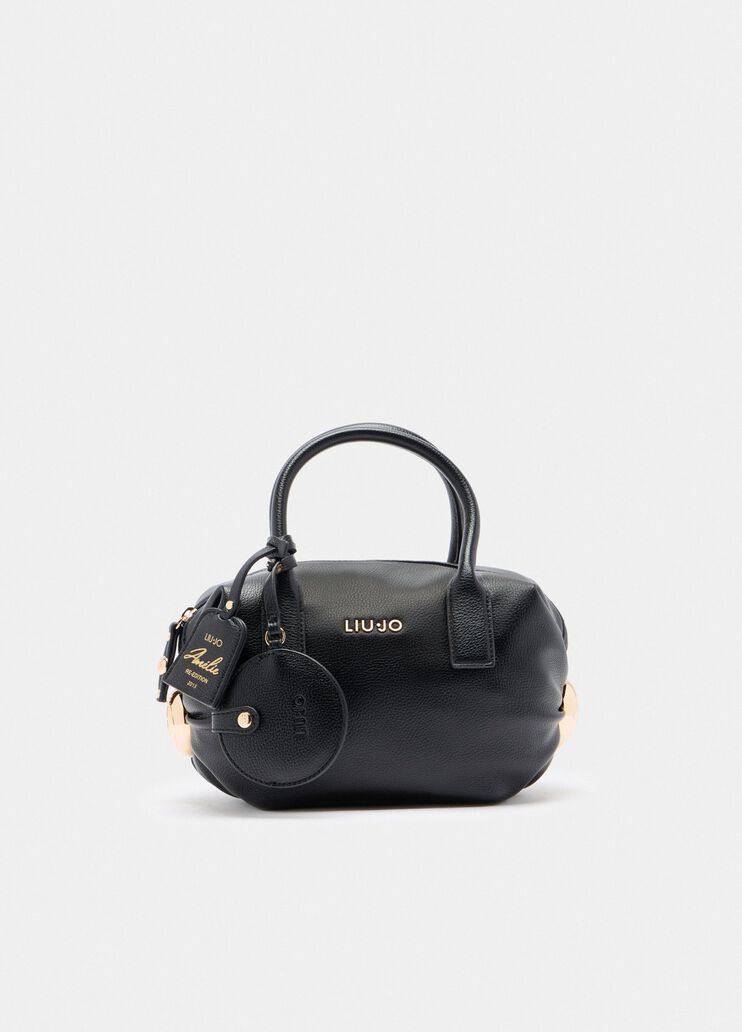 Small bag with charm black Liu Jo - medium Small bag with charm black Liu Jo - medium