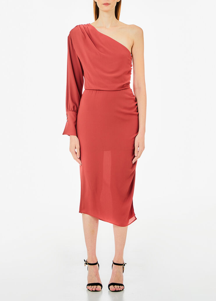 Robe asymétrique élégante marron Liu Jo - medium