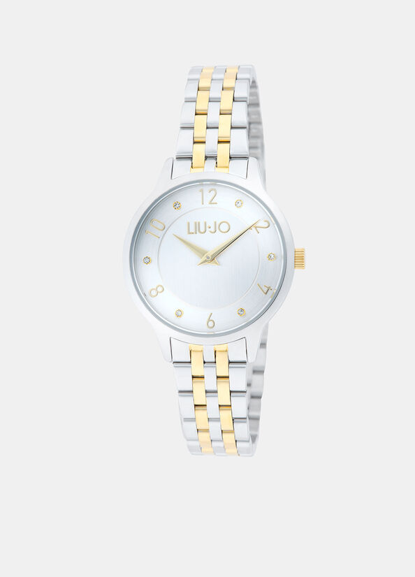 Steel watch silver/gold Liu Jo - medium