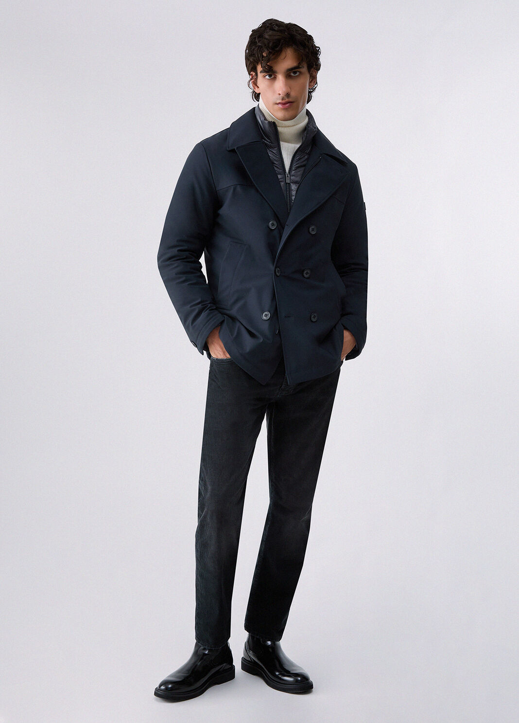Jacket with removable padding dark blue Liu Jo - large image number 5