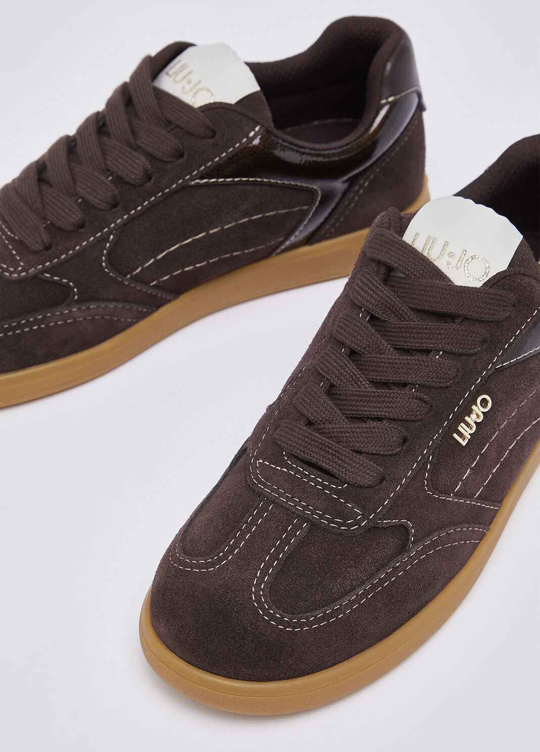 Sneakers in suede moka Liu Jo - large image number 7