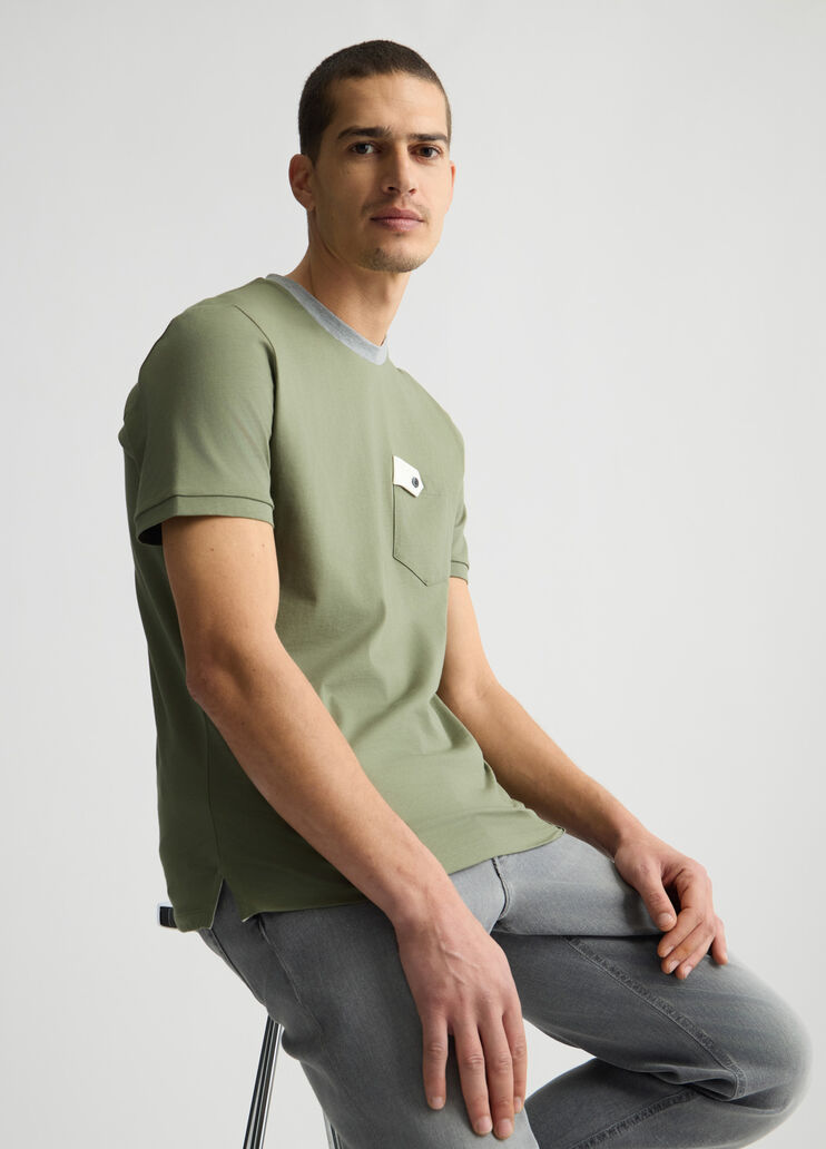 T-shirt with pocket olive green Liu Jo - medium