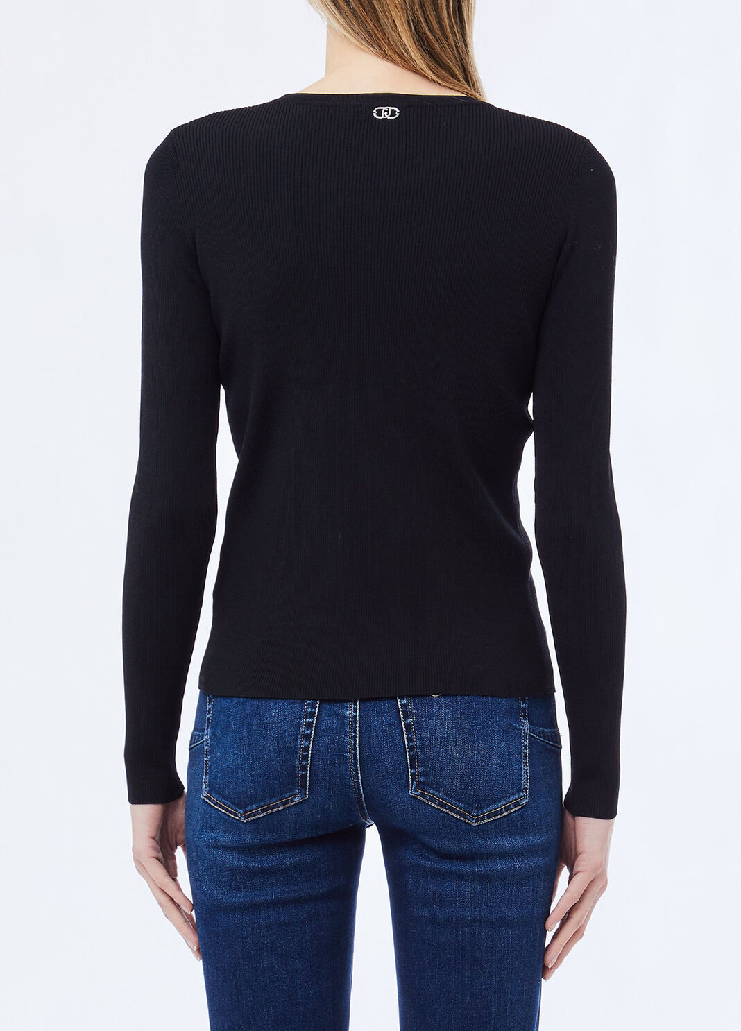 Maglia con fibbie nero Liu Jo - large image number 1