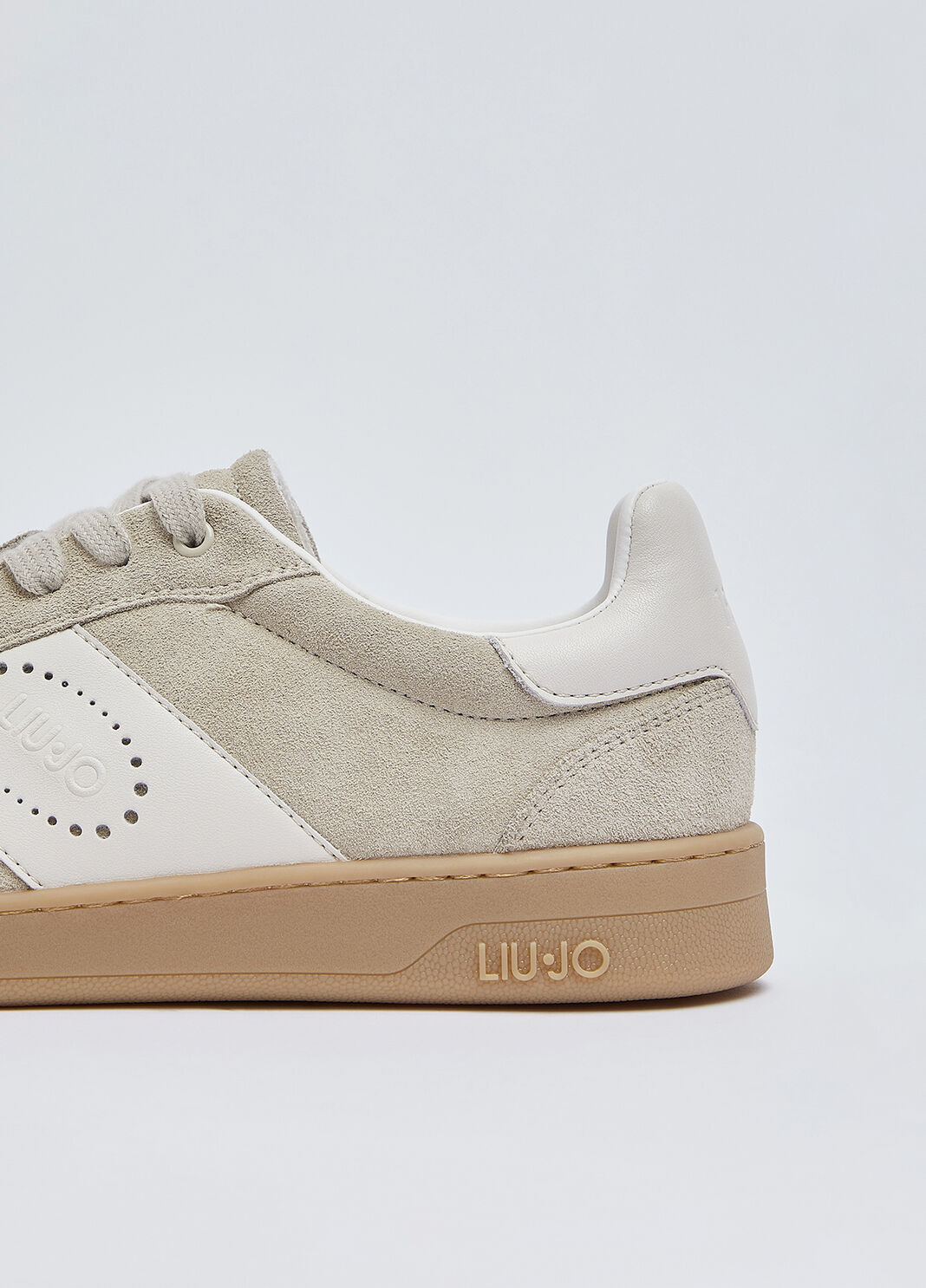 Men's suede sneakers beige Liu Jo - large image number 5