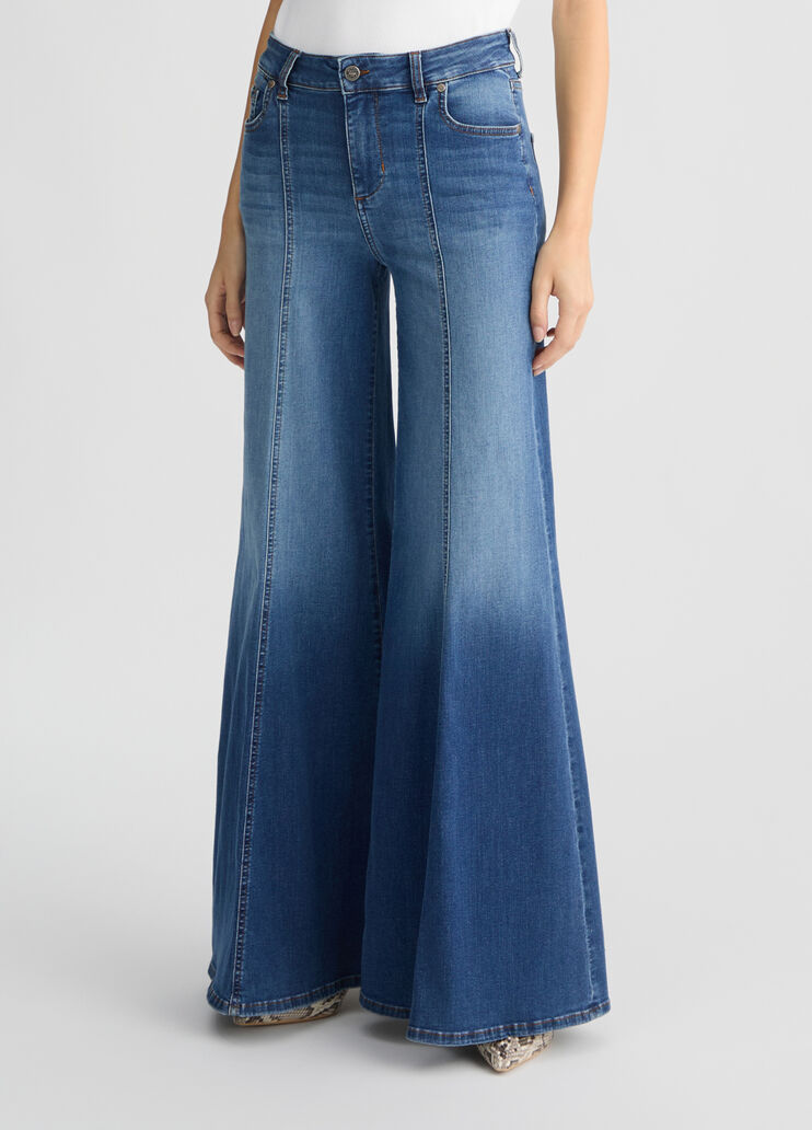High-waisted super-flared jeans dark denim Liu Jo - medium High-waisted super-flared jeans dark denim Liu Jo - medium