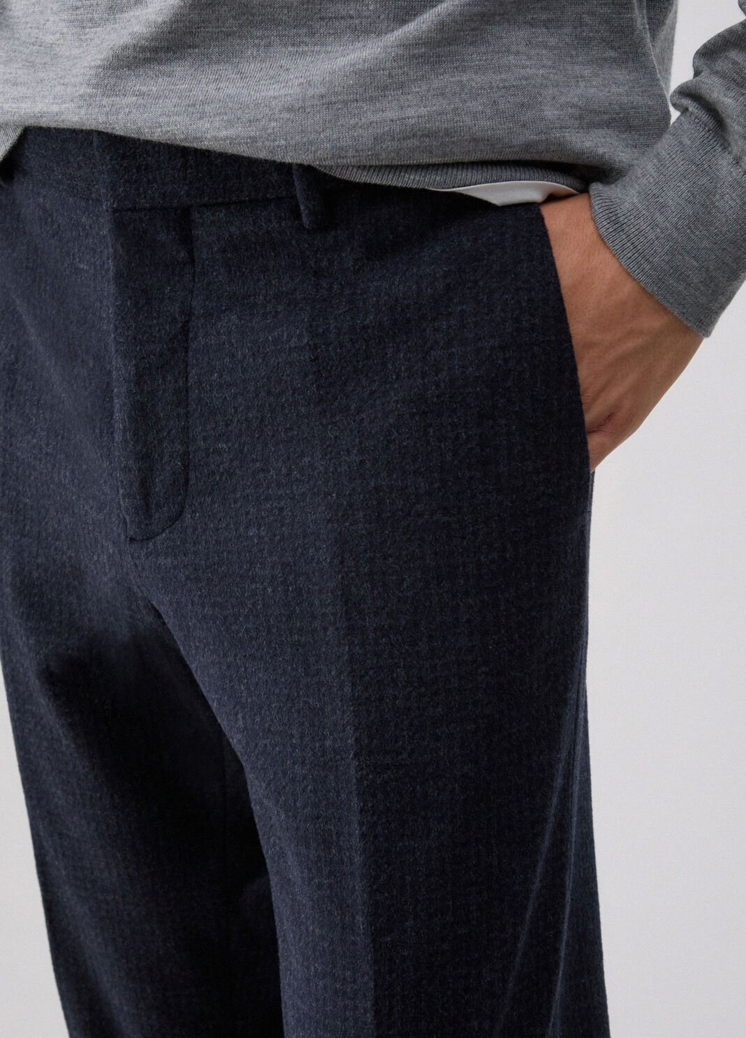 Beaver Wool Blend Trousers dark blue Liu Jo - large image number 4