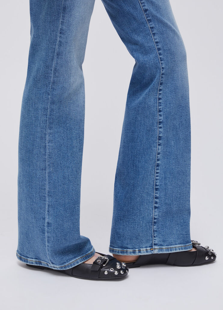 High-rise bootcut jeans light denim Liu Jo - large image number 4