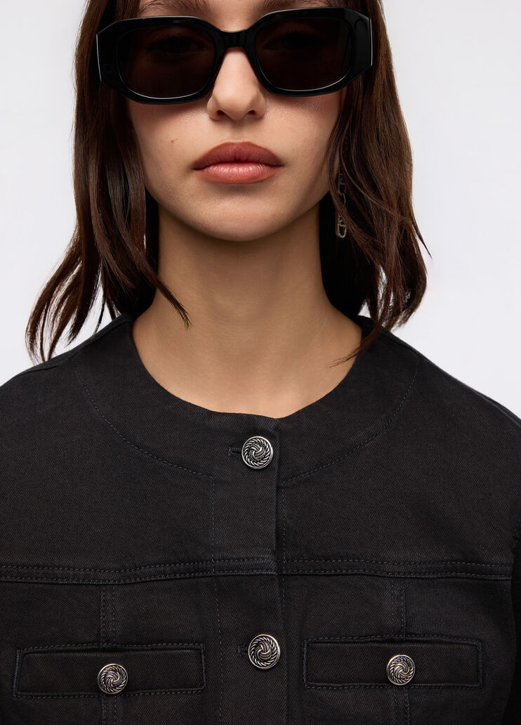 Jeansjacke Denim-Schwarz Liu Jo - large image number 2