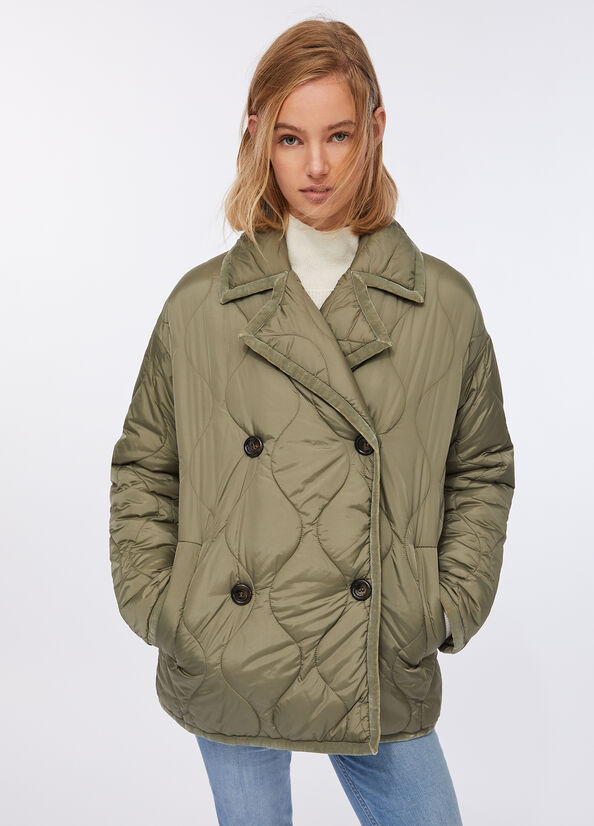 Quilted nylon caban asparagus Liu Jo - large image number 0
