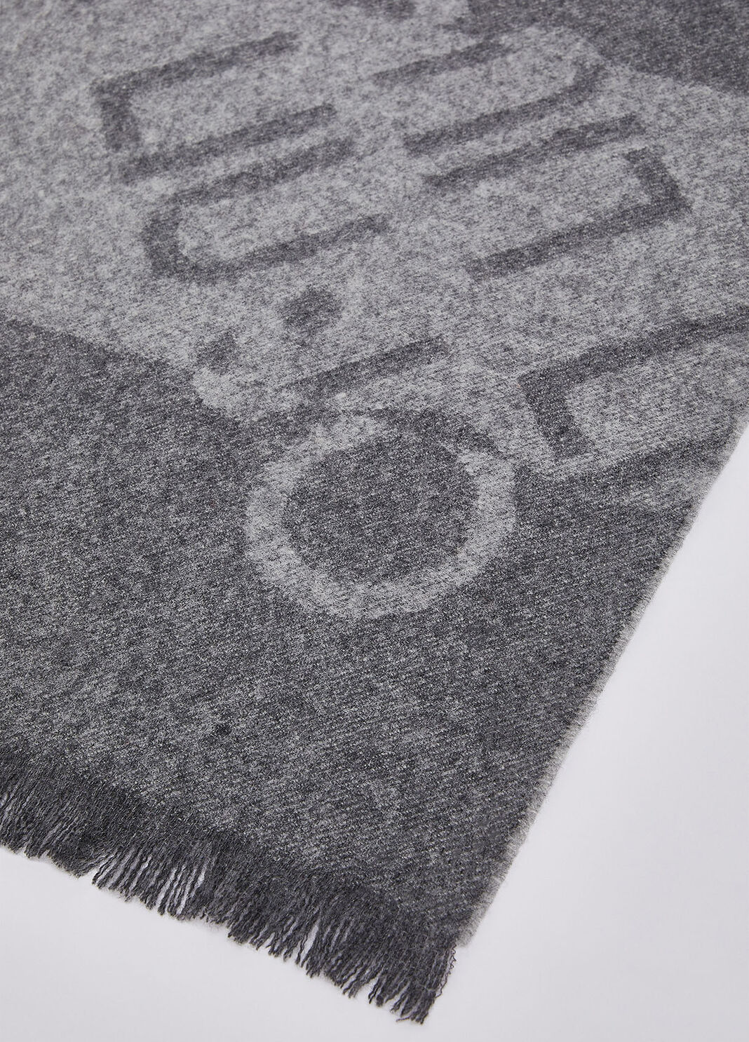 Scarf in wool and cashmere dark grey Liu Jo - large image number 3