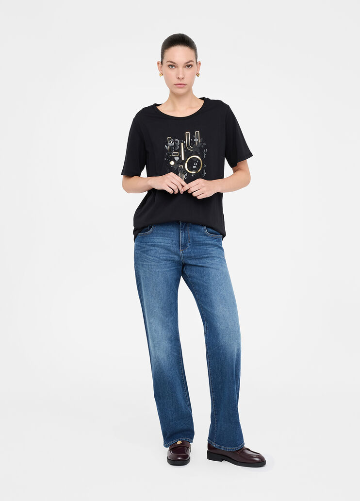 Футболка оверсайз  Liu Jo - large image number 5