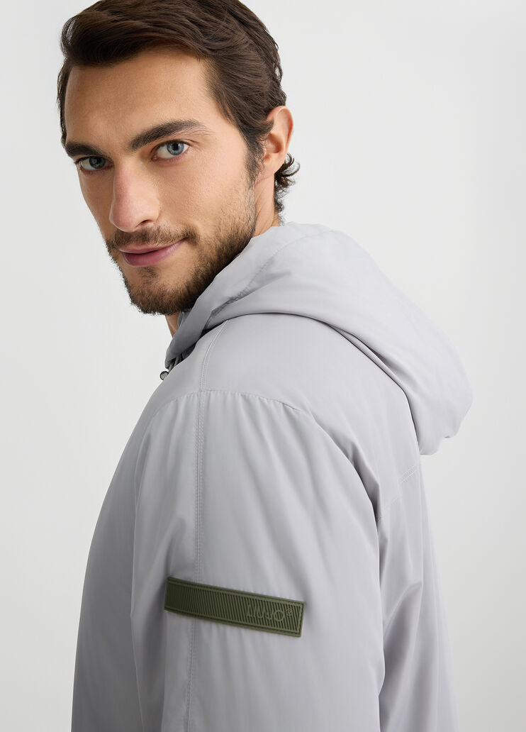 Hooded jacket off-white Liu Jo - large image number 4 Hooded jacket off-white Liu Jo - large image number 4
