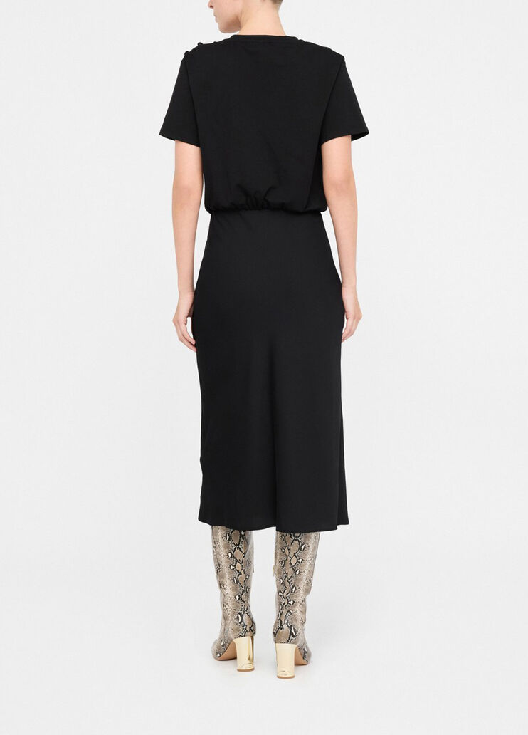 Long dress with buttons black Liu Jo - medium