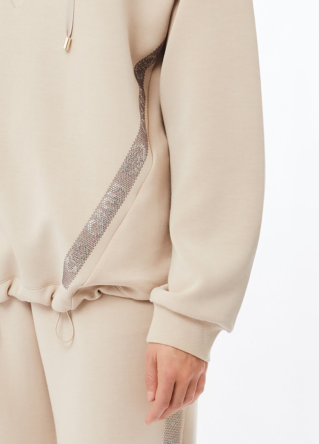 Scuba hoodie champagne Liu Jo - large image number 2