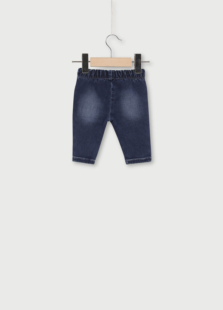 Pantalone neonata in felpa Denim blu Liu Jo - large image number 1