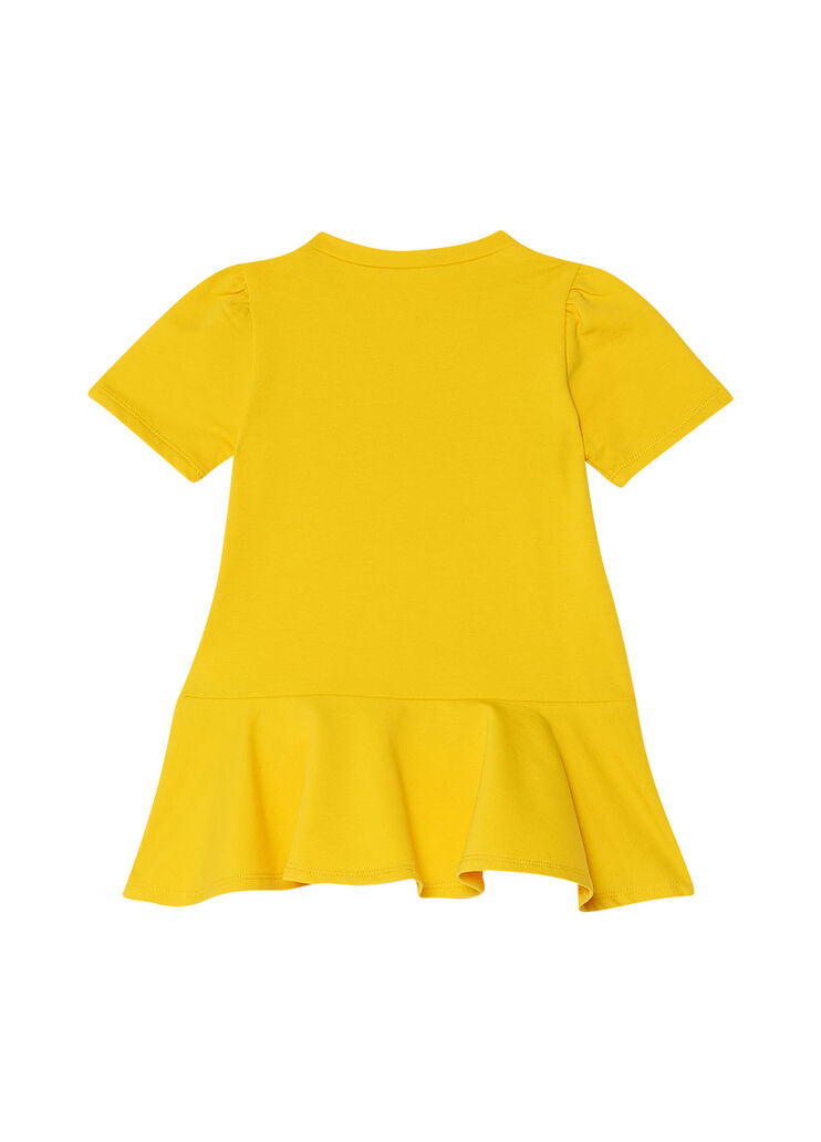 Kleid mit Glitzer-Logo Gelb Liu Jo - large image number 1 Kleid mit Glitzer-Logo Gelb Liu Jo - large image number 1