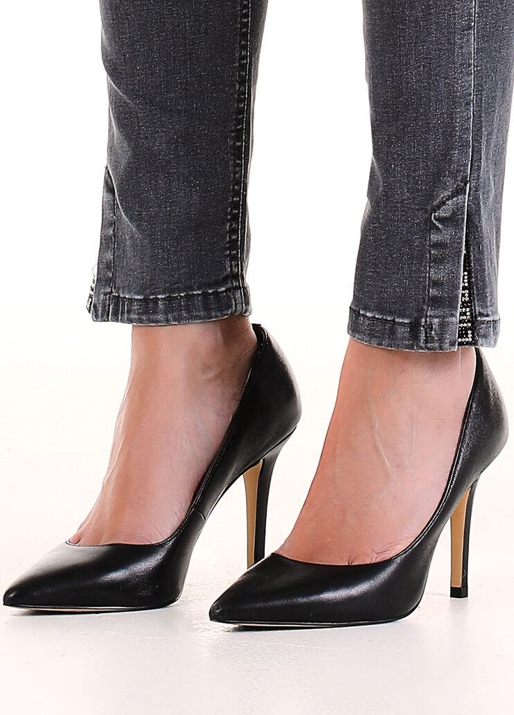 Vaqueros pitillo con abertura denim gris Liu Jo - large image number 2