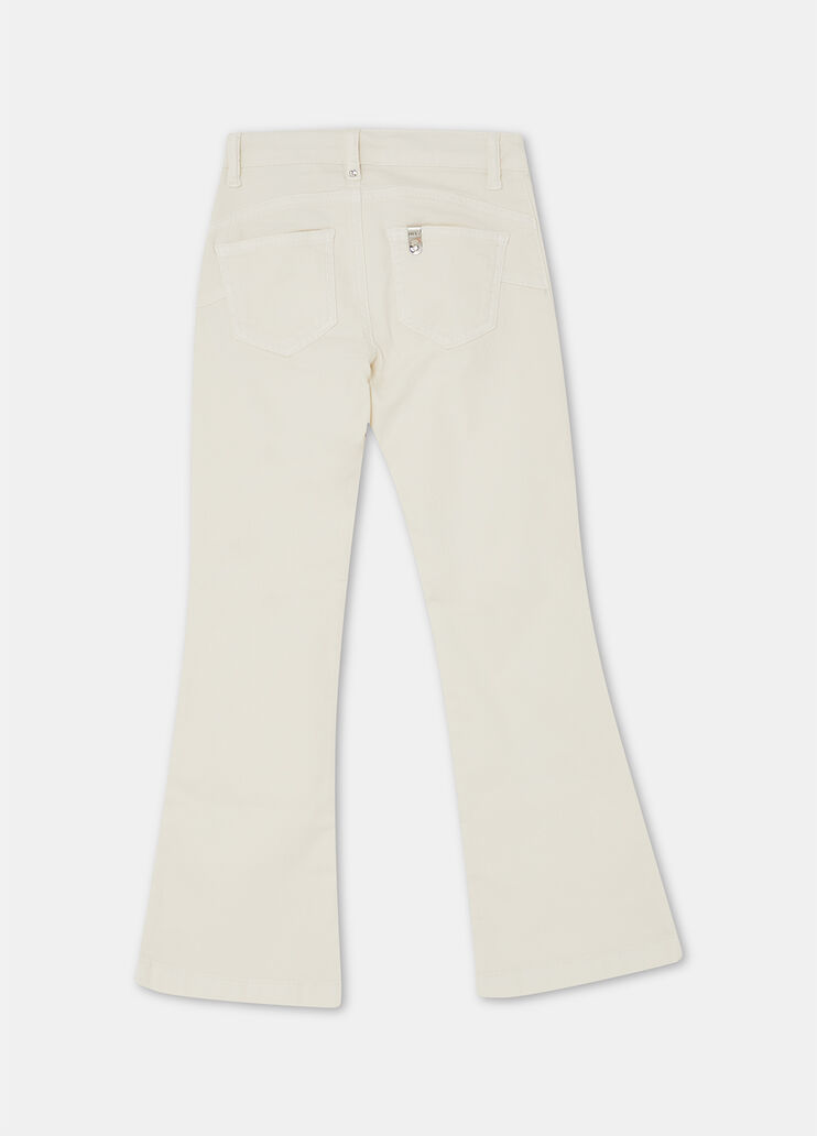 Хлопковые брюки сливочно-желтый Liu Jo - large image number 4