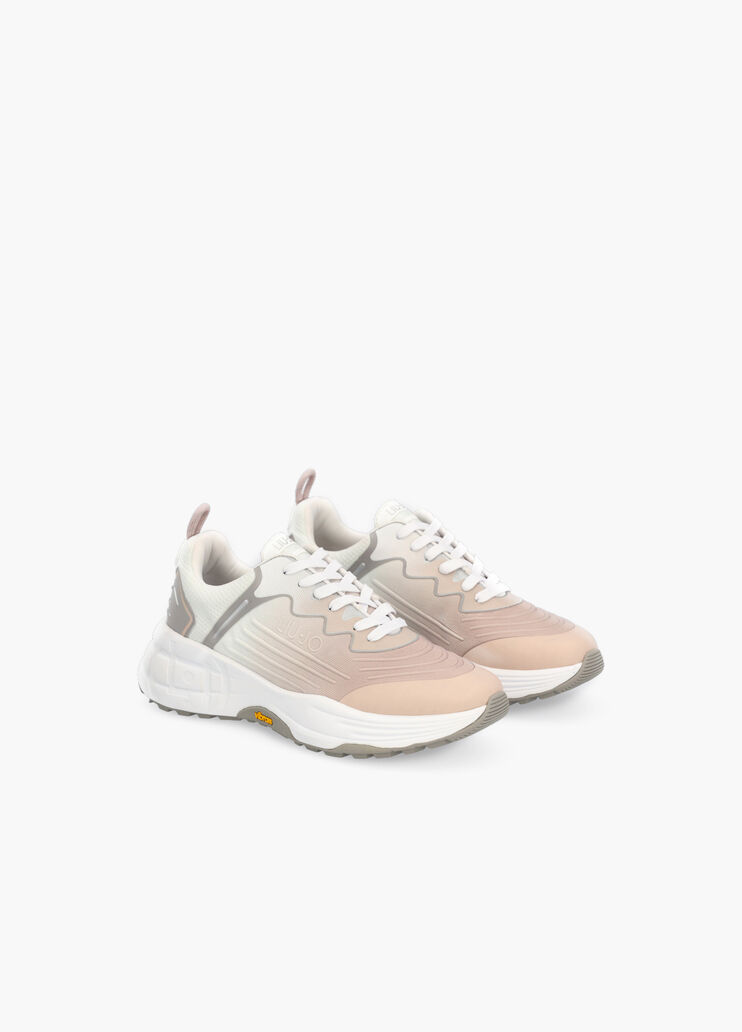 Eco-friendly sneakers powered by Vibram white/pink Liu Jo - large image number 2 Eco-friendly sneakers powered by Vibram white/pink Liu Jo - large image number 2