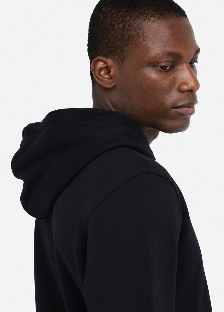 Hooded sweatshirt with logo black Liu Jo - large image number 4