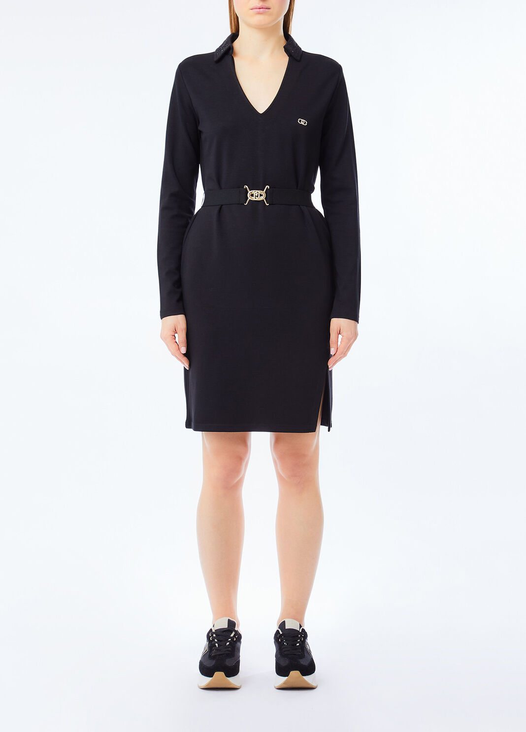 Short dress with belt black Liu Jo - large image number 0