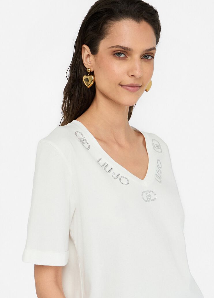 Liu Jo Better T-shirt white Liu Jo - large image number 4 Liu Jo Better T-shirt white Liu Jo - large image number 4