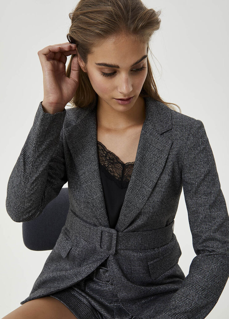 Jacquard blazer Grey Liu Jo - large image number 2