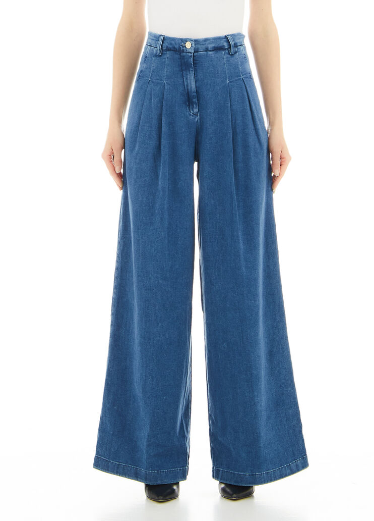 Flared high-rise jeans blue denim Liu Jo - large image number 0 Flared high-rise jeans blue denim Liu Jo - large image number 0