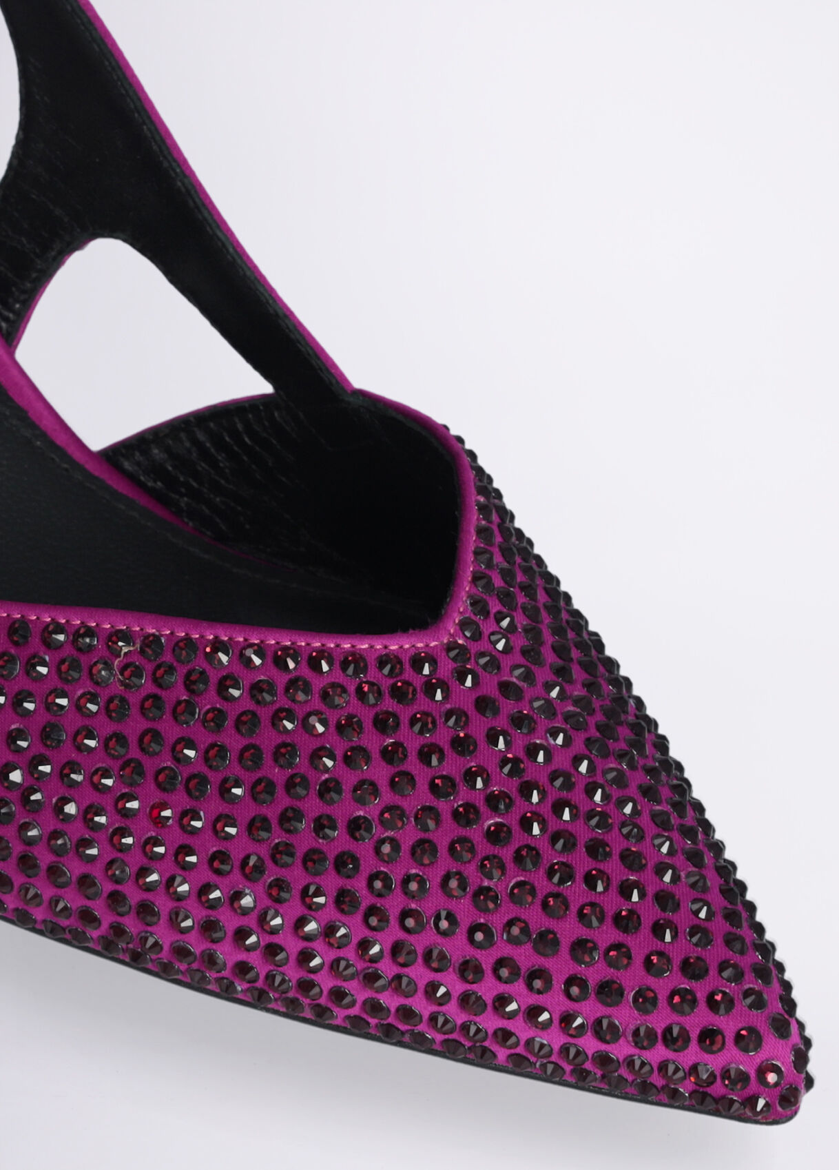 Escarpins bride arri re strass s