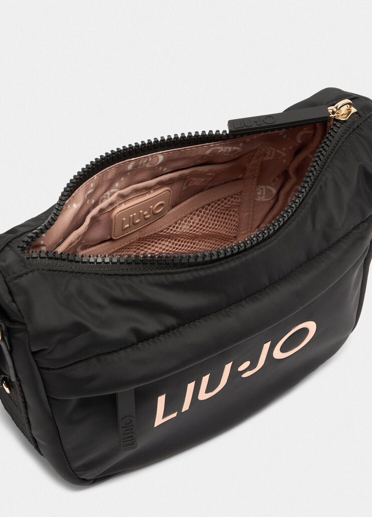 Medium nylon crossbody bag black Liu Jo - large image number 6
