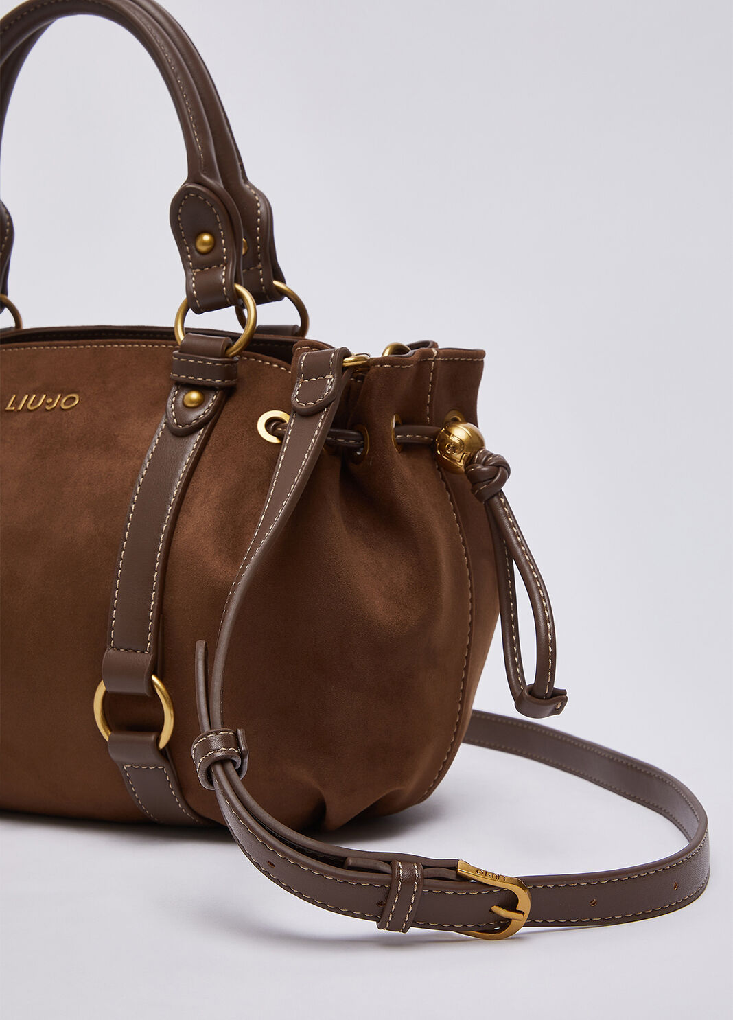 Petit Sac &agrave; Cordon tabac Liu Jo - large image number 4