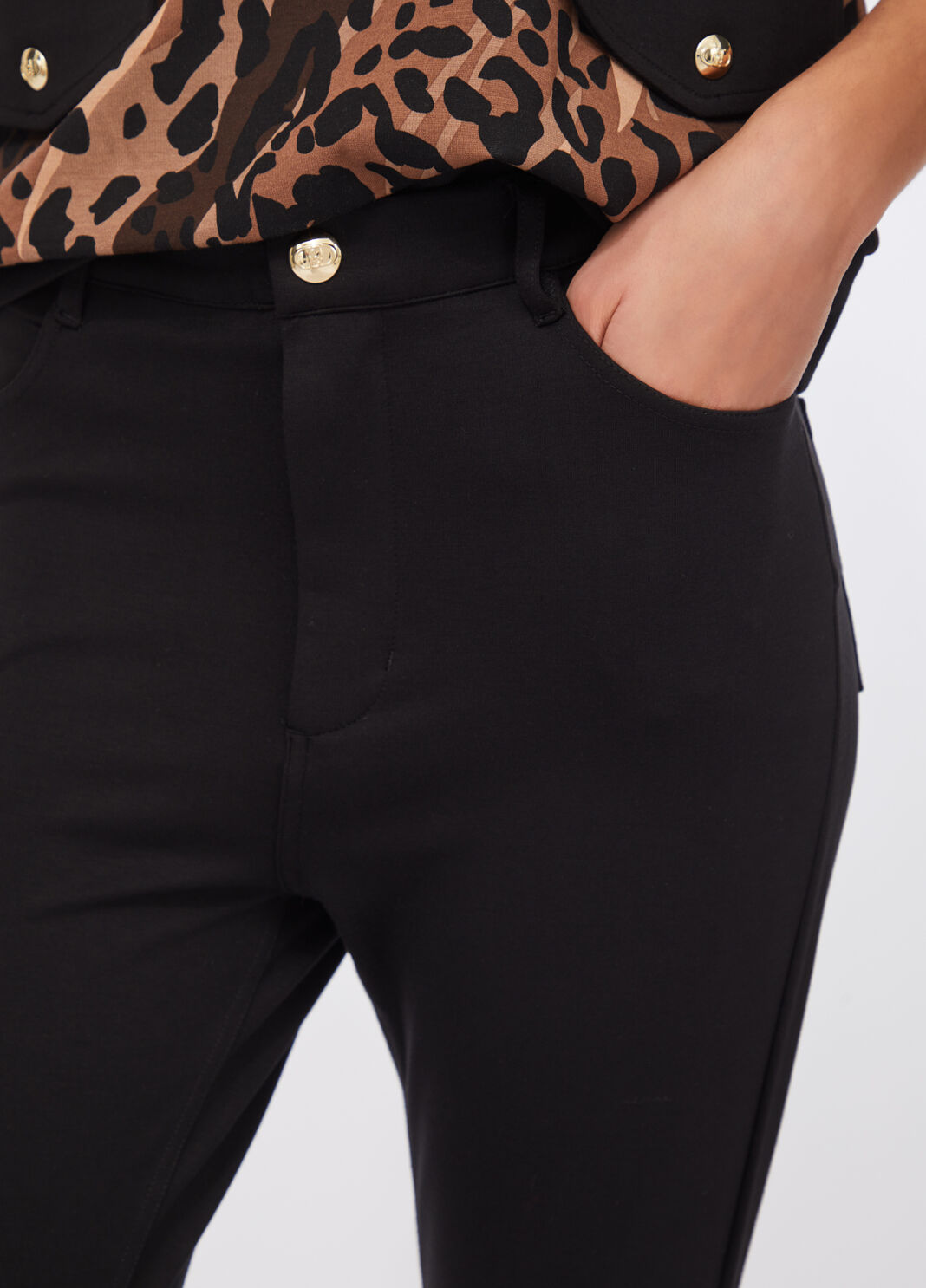 Hose Liu Jo Better Schwarz mit Strass Liu Jo - large image number 4