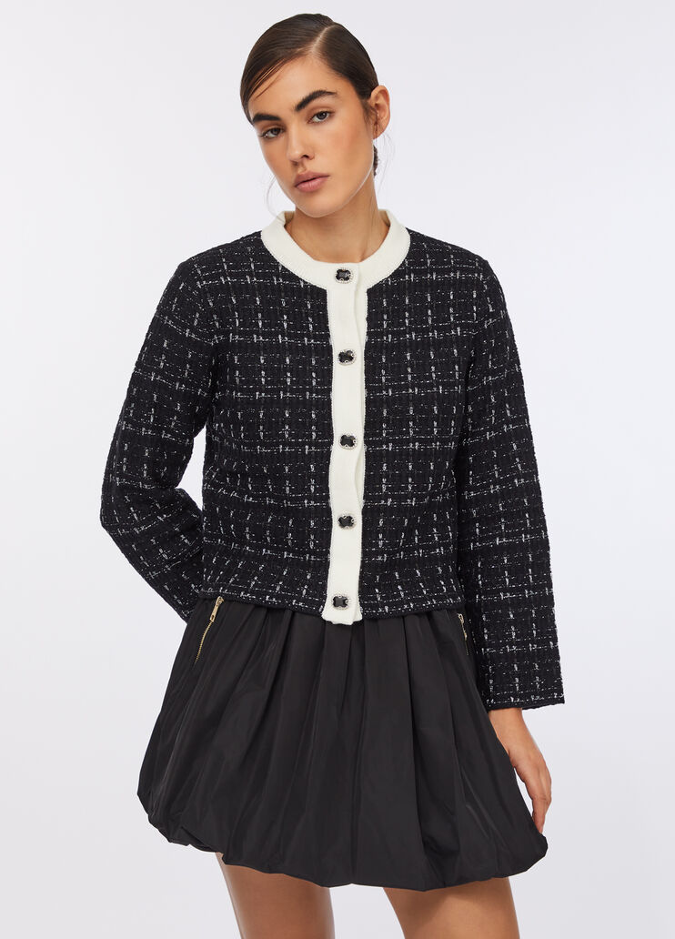 Jacke aus Wollgemisch Schwarz Liu Jo - large image number 0