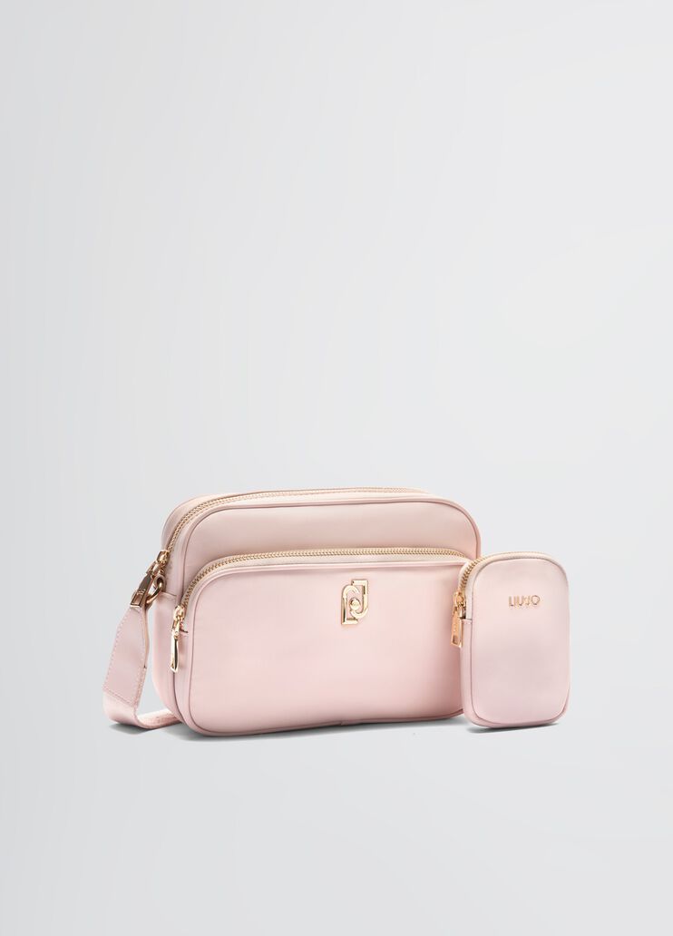 Medium nylon crossbody bag powder pink Liu Jo - medium